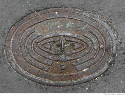 Photo Textures of Manhole Cover 